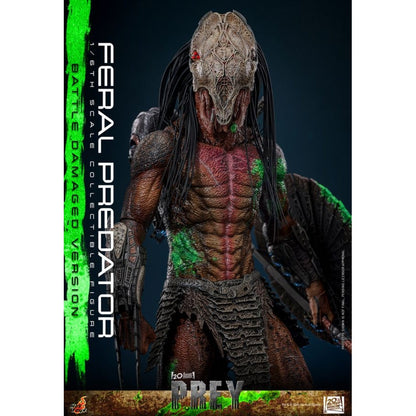 Hot Toys Predator: Prey Feral Predator (Battle Damaged Version) 1:6 Scale Collectable Action Figure