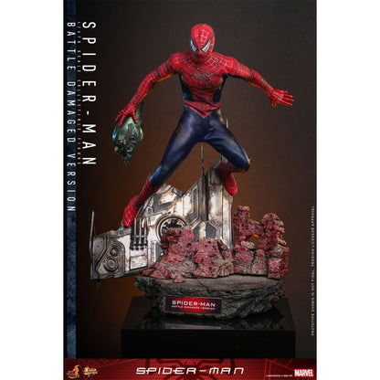 Hot Toys Spider Man: No Way Home Spider Man (Battle Damaged) 1:6 Collectable Action Figure