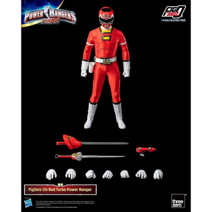 Threezero Power Rangers Turbo Red Turbo Ranger FigZERO 1:6 Scale Action Figure
