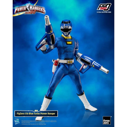 Threezero Power Rangers Turbo Blue Turbo Ranger FigZERO 1:6 Scale Action Figure
