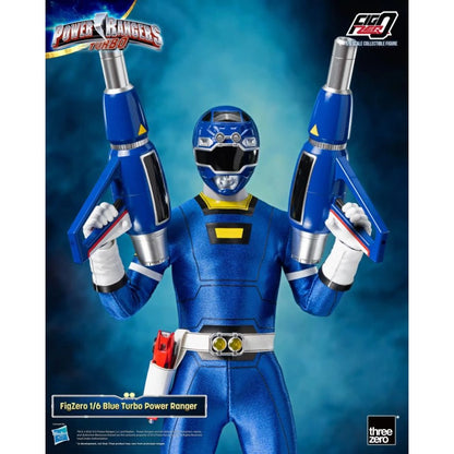 Threezero Power Rangers Turbo Blue Turbo Ranger FigZERO 1:6 Scale Action Figure