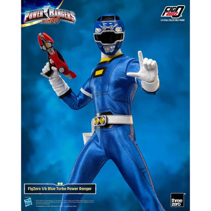 Threezero Power Rangers Turbo Blue Turbo Ranger FigZERO 1:6 Scale Action Figure