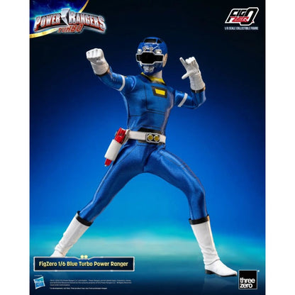 Threezero Power Rangers Turbo Blue Turbo Ranger FigZERO 1:6 Scale Action Figure