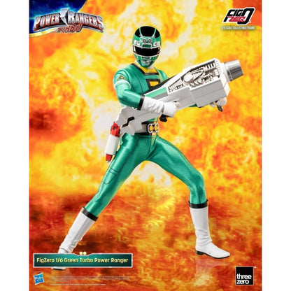 Threezero Power Rangers Turbo Green Turbo Ranger FigZERO 1:6 Scale Action Figure
