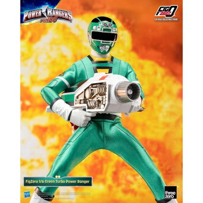 Threezero Power Rangers Turbo Green Turbo Ranger FigZERO 1:6 Scale Action Figure