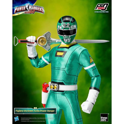 Threezero Power Rangers Turbo Green Turbo Ranger FigZERO 1:6 Scale Action Figure