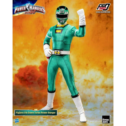 Threezero Power Rangers Turbo Green Turbo Ranger FigZERO 1:6 Scale Action Figure
