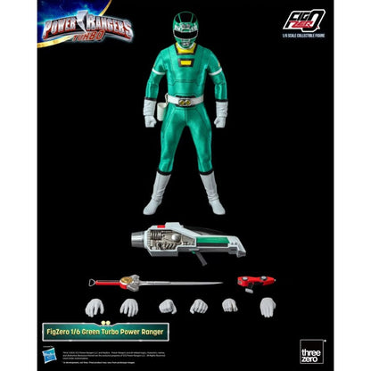 Threezero Power Rangers Turbo Green Turbo Ranger FigZERO 1:6 Scale Action Figure