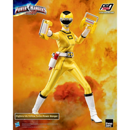Threezero Power Rangers Turbo Yellow Turbo Ranger FigZERO 1:6 Scale Action Figure