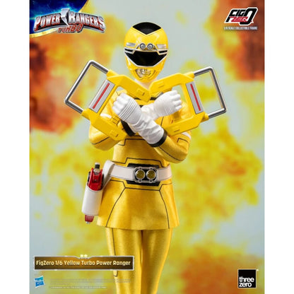 Threezero Power Rangers Turbo Yellow Turbo Ranger FigZERO 1:6 Scale Action Figure