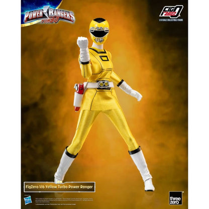Threezero Power Rangers Turbo Yellow Turbo Ranger FigZERO 1:6 Scale Action Figure
