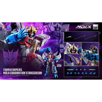Threezero Transformers Coronation Starscream MDLX Action Figure