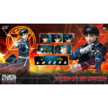 Threezero Fullmetal Alchemist: Brotherhood Roy Mustang Figzero 1:6 Scale Action Figure
