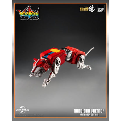 Threezero Robo Dou Voltron Retro Toy Edition Figure
