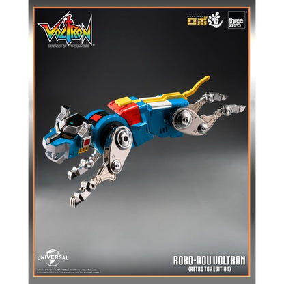Threezero Robo Dou Voltron Retro Toy Edition Figure