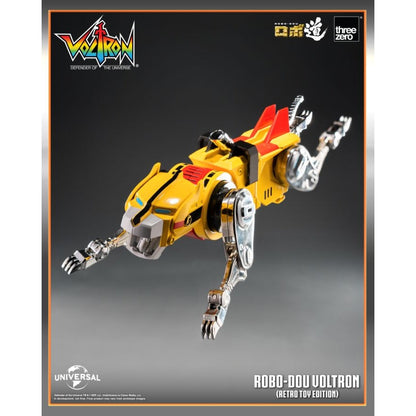 Threezero Robo Dou Voltron Retro Toy Edition Figure