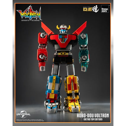 Threezero Robo Dou Voltron Retro Toy Edition Figure