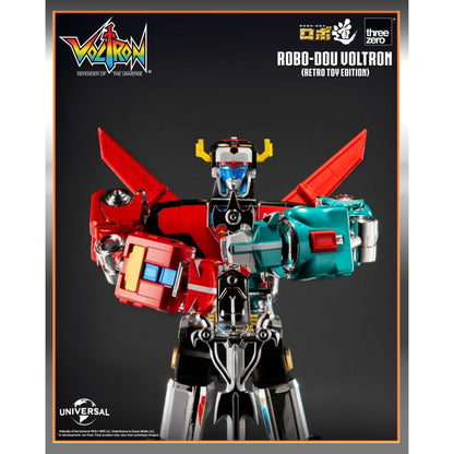 Threezero Robo Dou Voltron Retro Toy Edition Figure