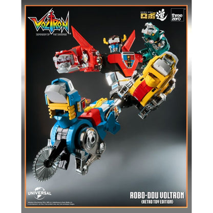 Threezero Robo Dou Voltron Retro Toy Edition Figure
