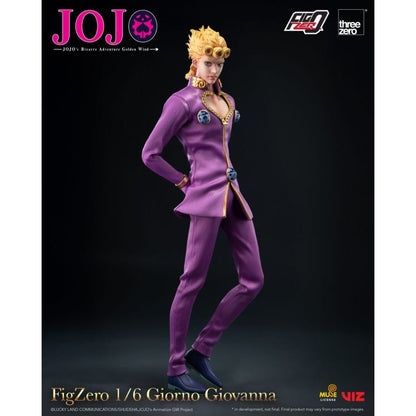 Threezero Jojo's Bizarre Adventure Giorno Giovanna 1:6 Scale Action Figure