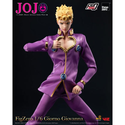 Threezero Jojo's Bizarre Adventure Giorno Giovanna 1:6 Scale Action Figure