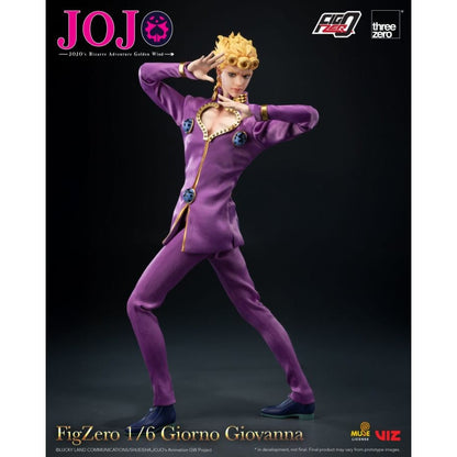 Threezero Jojo's Bizarre Adventure Giorno Giovanna 1:6 Scale Action Figure