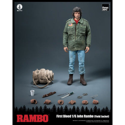 Threezero Rambo: First Blood John Rambo (Field Jacket) 1:6 Scale Action Figure
