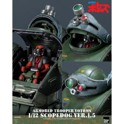 Threezero Armored Trooper VOTOMS Scopedog Version 1.5 1:12 Scale Action Figure