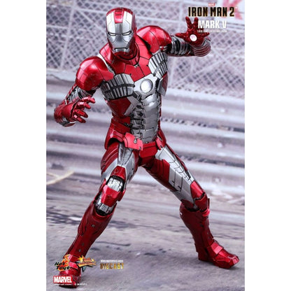 Hot Toys Iron Man 2 Mark V Diecast 1:6 Scale Collectable Action Figure