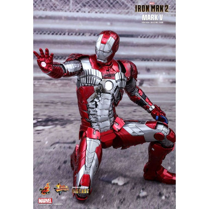 Hot Toys Iron Man 2 Mark V Diecast 1:6 Scale Collectable Action Figure