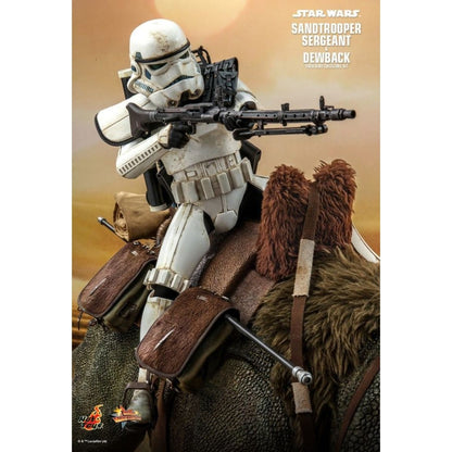 Hot Toys Star Wars Sandtrooper Sergeant & Dewback 1:6 Scale Collectable Set