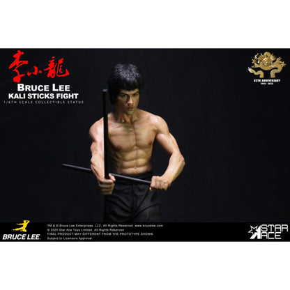 Star Ace Toys Bruce Lee "Kali Sticks Fight" Deluxe Basement Version 30cm Statue