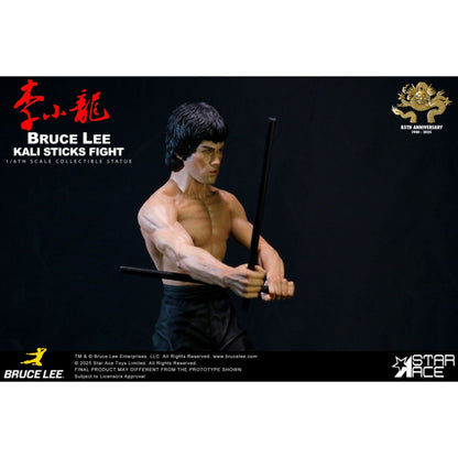 Star Ace Toys Bruce Lee "Kali Sticks Fight" Deluxe Basement Version 30cm Statue