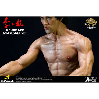 Star Ace Toys Bruce Lee "Kali Sticks Fight" Deluxe Basement Version 30cm Statue