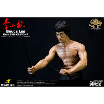 Star Ace Toys Bruce Lee "Kali Sticks Fight" Deluxe Basement Version 30cm Statue