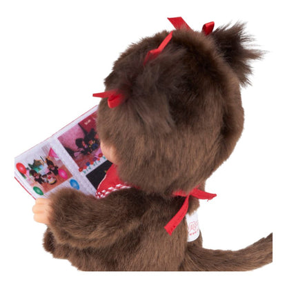 Sekiguchi Monchhichi Girl Reading Plush