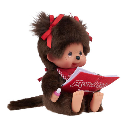 Sekiguchi Monchhichi Girl Reading Plush