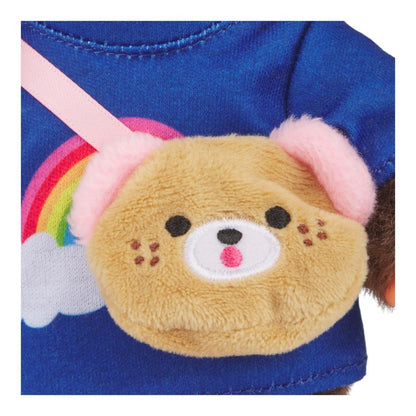 Sekiguchi Monchhichi Girl Kawai Messenger Bag Plush Doll