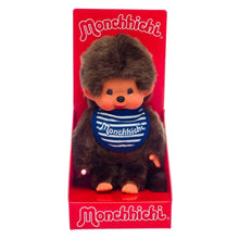 Sekiguchi Monchhichi Sailor Boy With Bib Blue Plush Doll