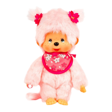 Sekiguchi Monchhichi Girl Pink Sakura Plush Doll
