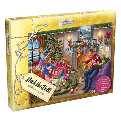 Winning Moves Waddingtons Christmas 2020 Deck the Halls 1000 Piece Jigsaw Puzzle