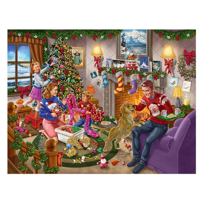 Winning Moves Waddingtons Christmas 2020 Deck the Halls 1000 Piece Jigsaw Puzzle