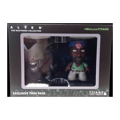 Titan Merchandise Alien Parker Brain Spatter & Xenomorph Bloodied 3" Titans Vinyl Figure 2 Pack