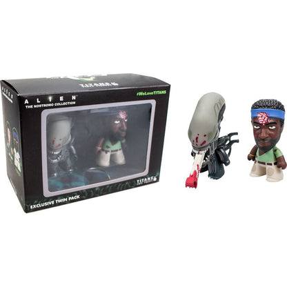 Titan Merchandise Alien Parker Brain Spatter & Xenomorph Bloodied 3" Titans Vinyl Figure 2 Pack