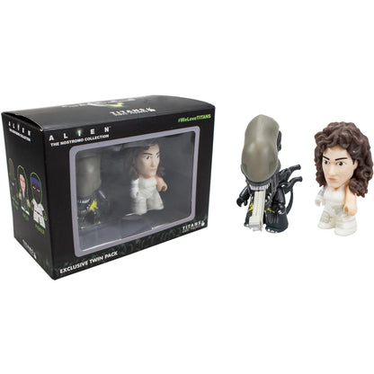 Titan Merchandise Alien Ripley & Xenomorph Acid Spatter 3" Titans Vinyl Figure 2 Pack