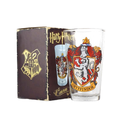 Half Moon Bay Harry Potter Large Glass Gryffindor Crest