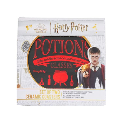 Half Moon Bay Harry Potter Set of 2 Ceramic Coasters (Potions)