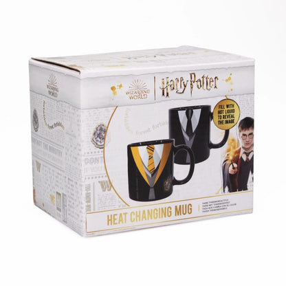 Half Moon Bay Harry Potter Uniform Hufflepuff Heat Changing Mug 400ml