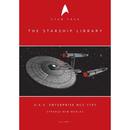 Master Replicas Star Trek: Strange New Worlds U.S.S. Enterprise NCC 1701 Diecast Ship & Book