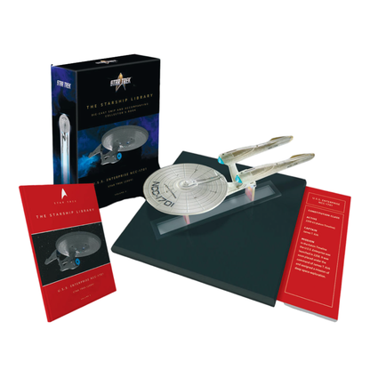 Master Replicas Star Trek (2009) U.S.S. Enterprise NCC 1701 (Kelvin Timeline) Diecast Ship & Book